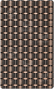 Декоративная нержавеющая сталь Mash Bronze «Малый ромб»